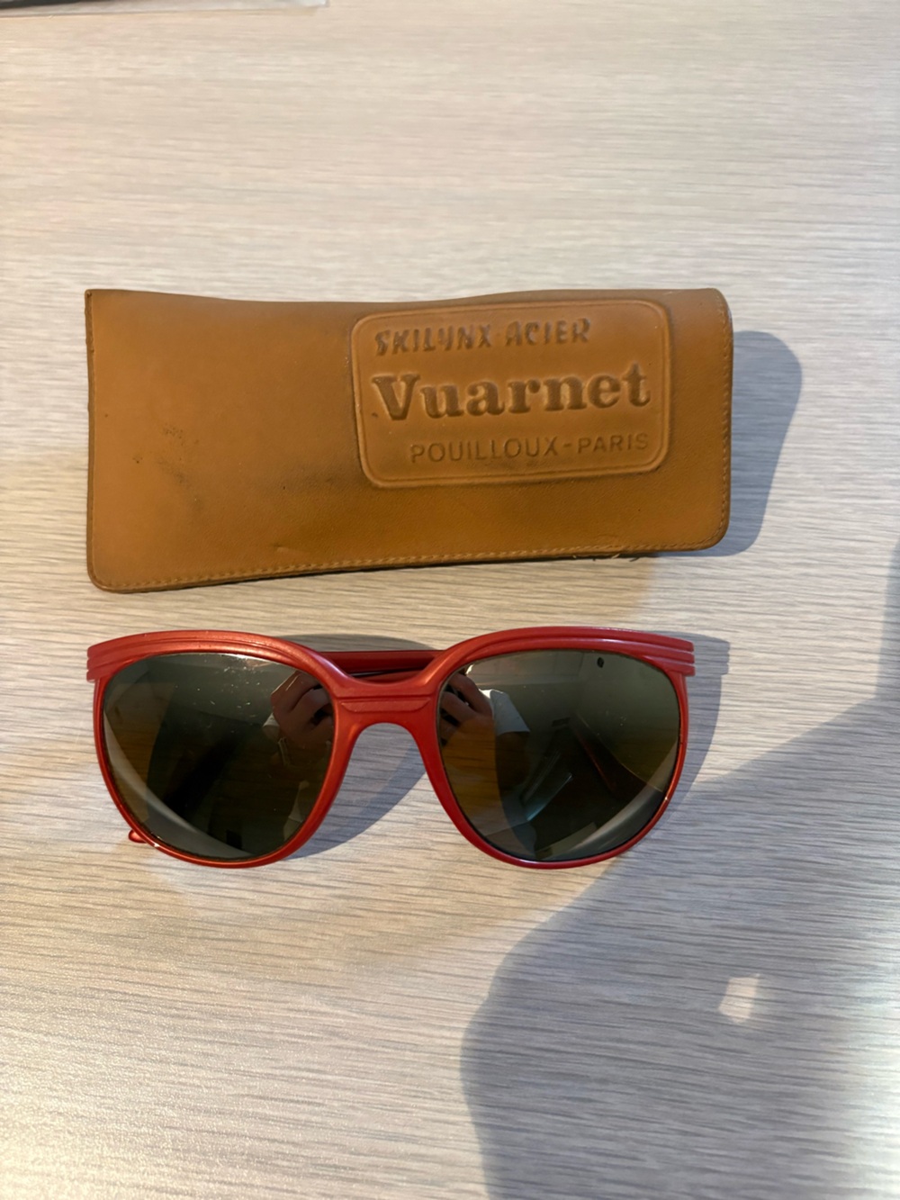 Vuarnet Red Women's Sunglasses with Dark Lenses